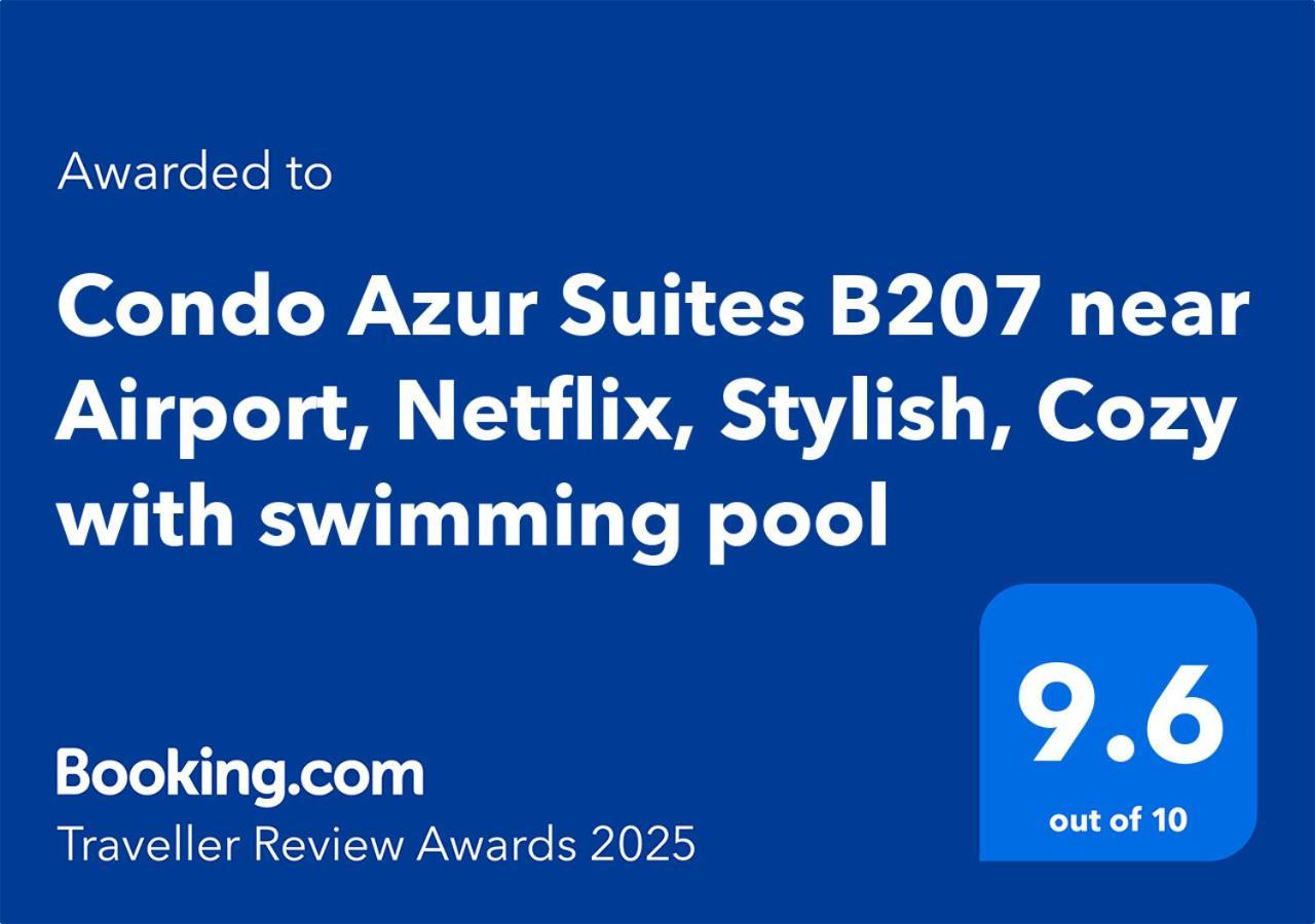 Condo Azur Suites B316 Near Airport, Netflix, Stylish, Cozy With Swimming Pool Île de Mactan Extérieur photo